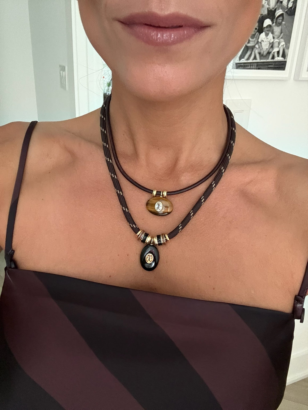Tigers Eye Horizon Necklace