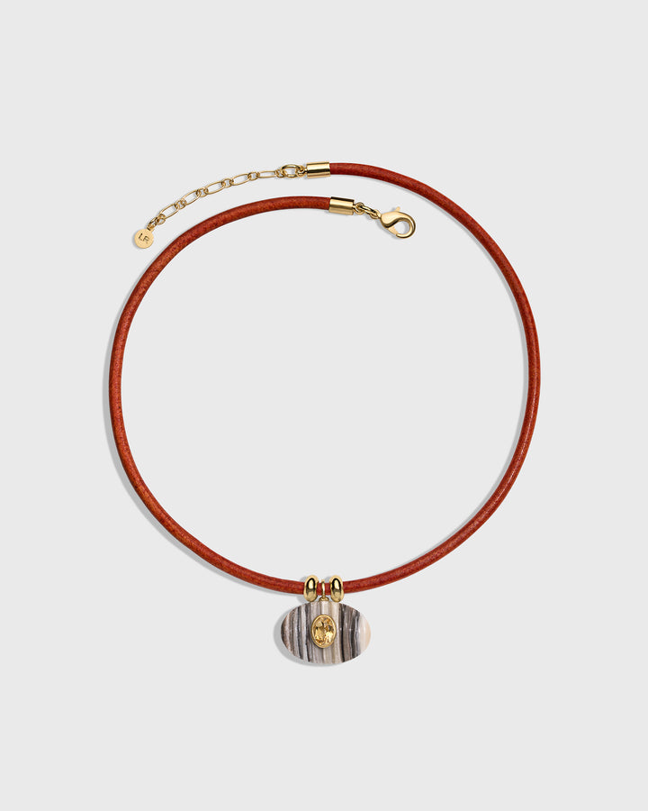 Zebra Jasper Horizon Necklace