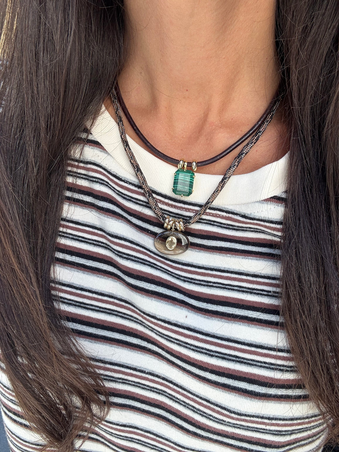 Malachite Prong Choker