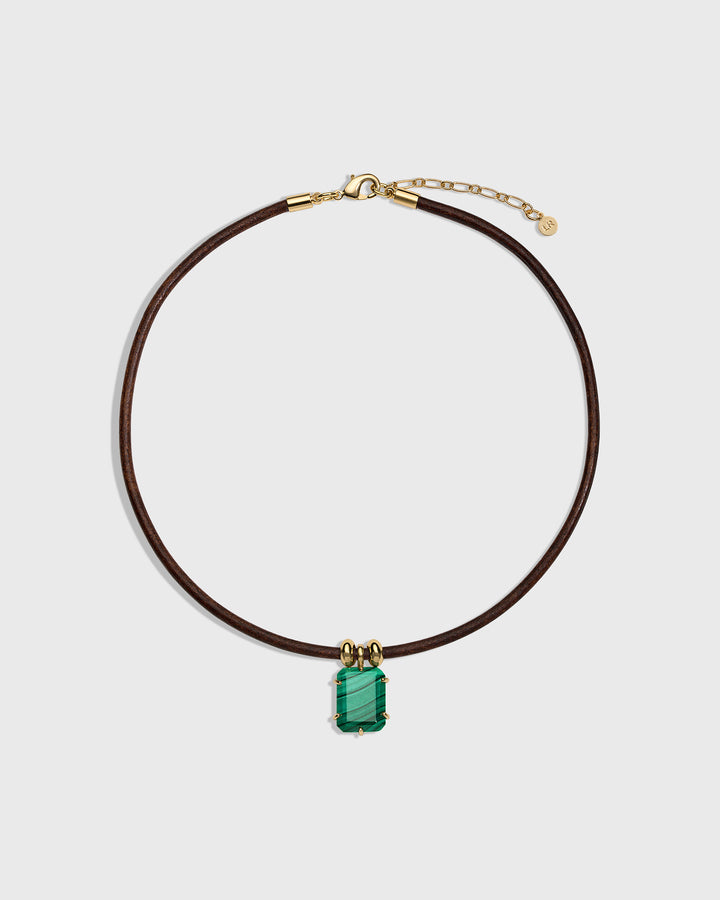 Malachite Prong Choker