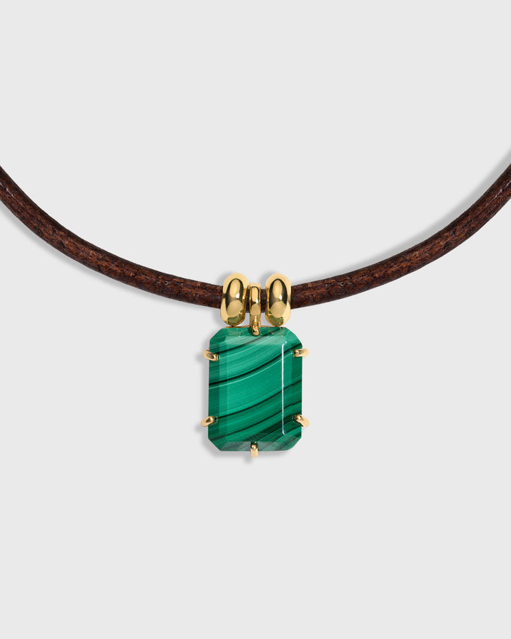 Malachite Prong Choker