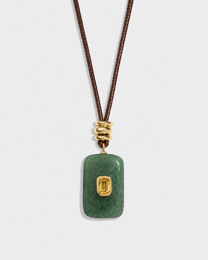 Chalcedony Pendant Necklace