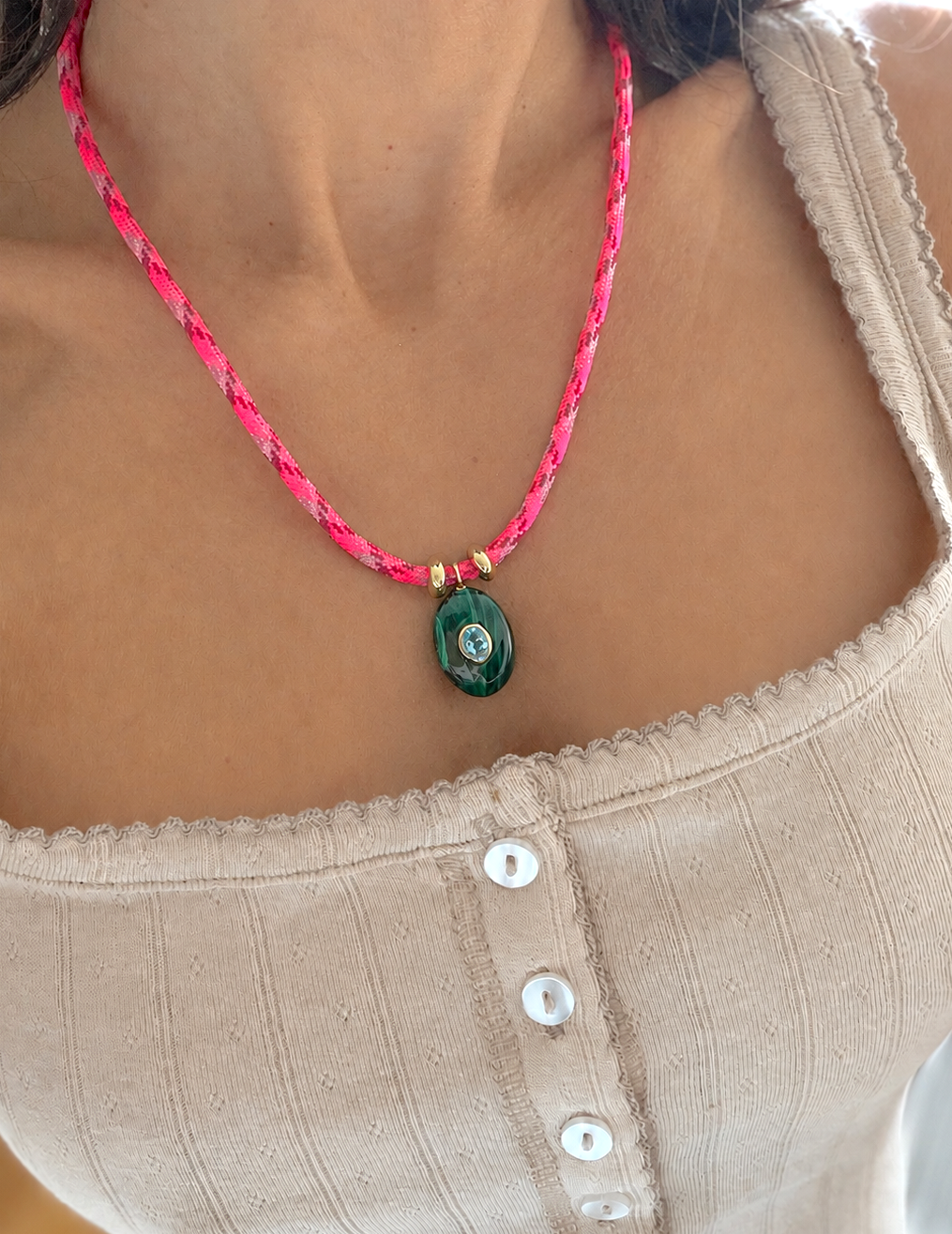 Poppy Stone Necklace