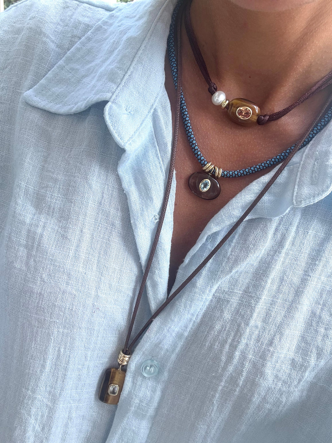 Teddy Stone Necklace
