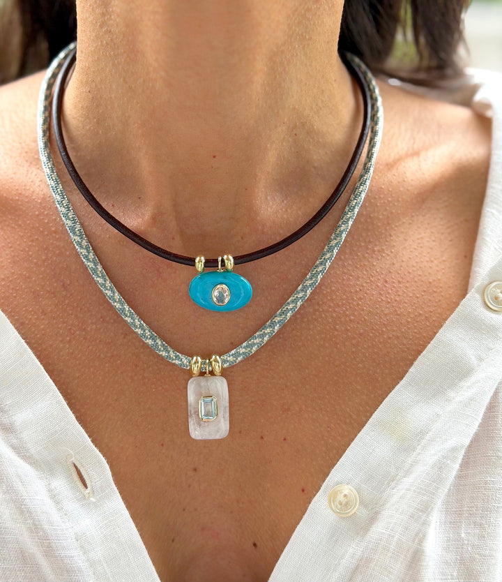 Turquoise Horizon Necklace