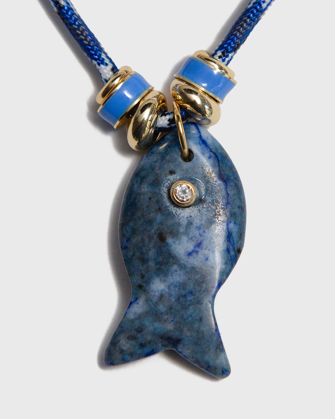 Lapis Fish Necklace