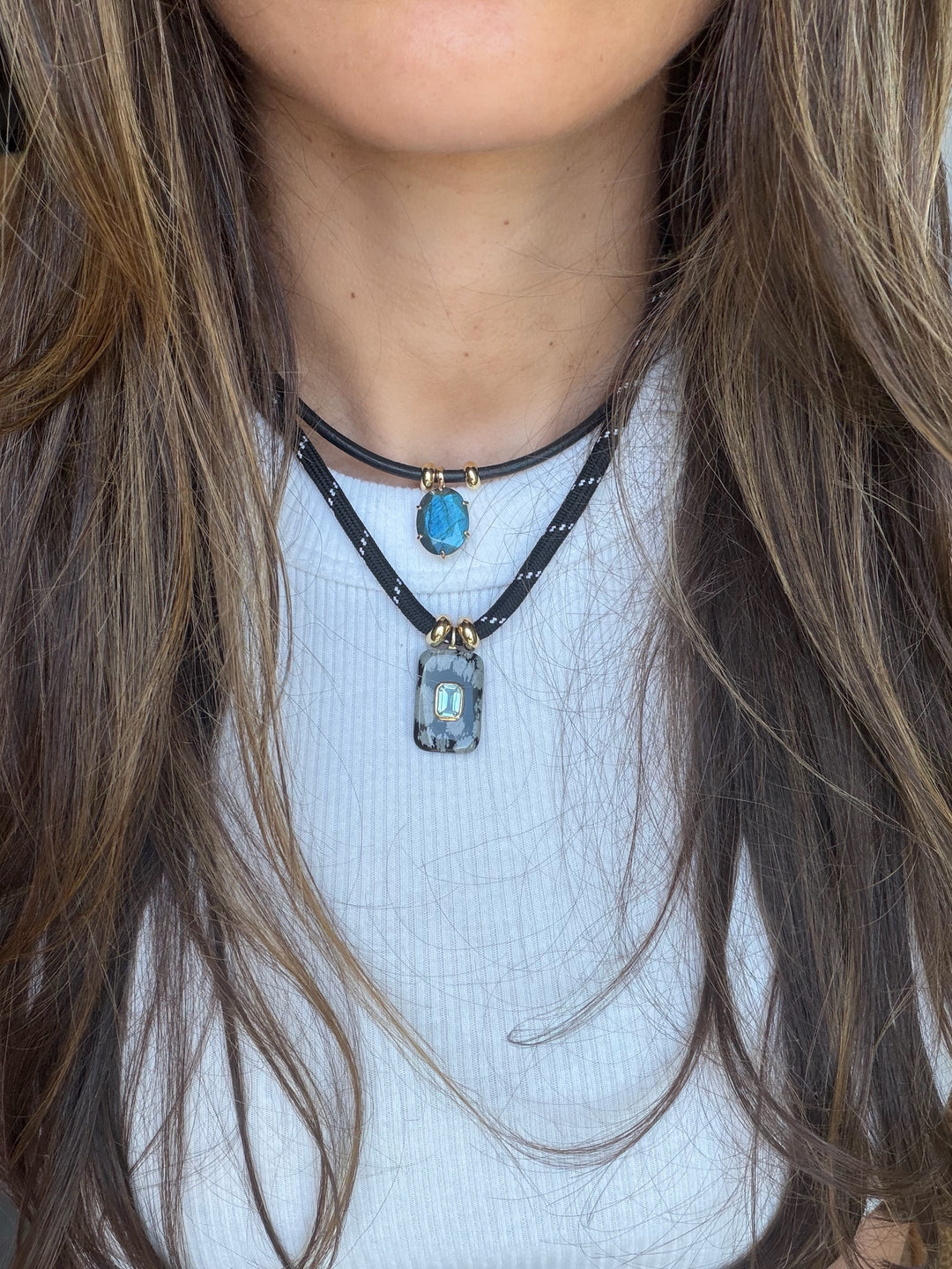 Labradorite Prong Choker