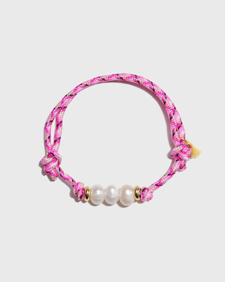 Pink Pearly Bracelet