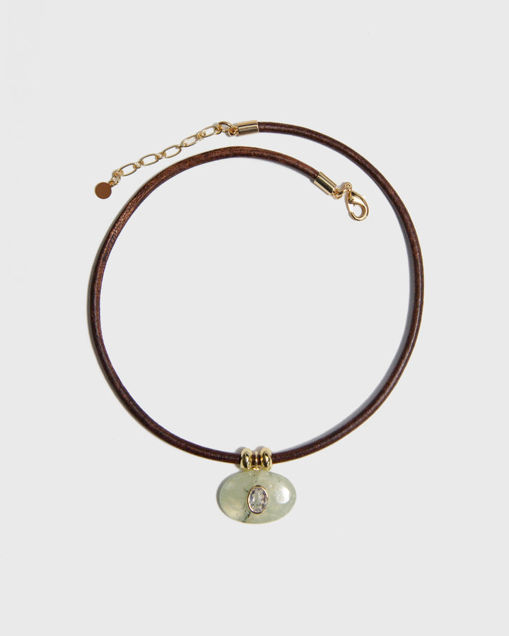 Prehnite Horizon Necklace