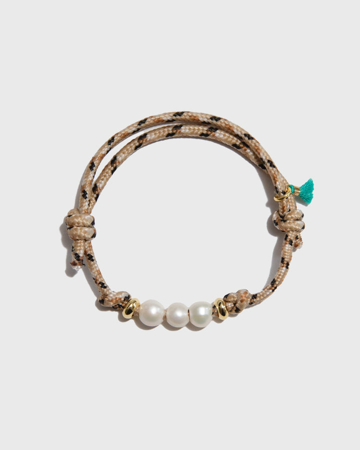 Tan Pearly Bracelet