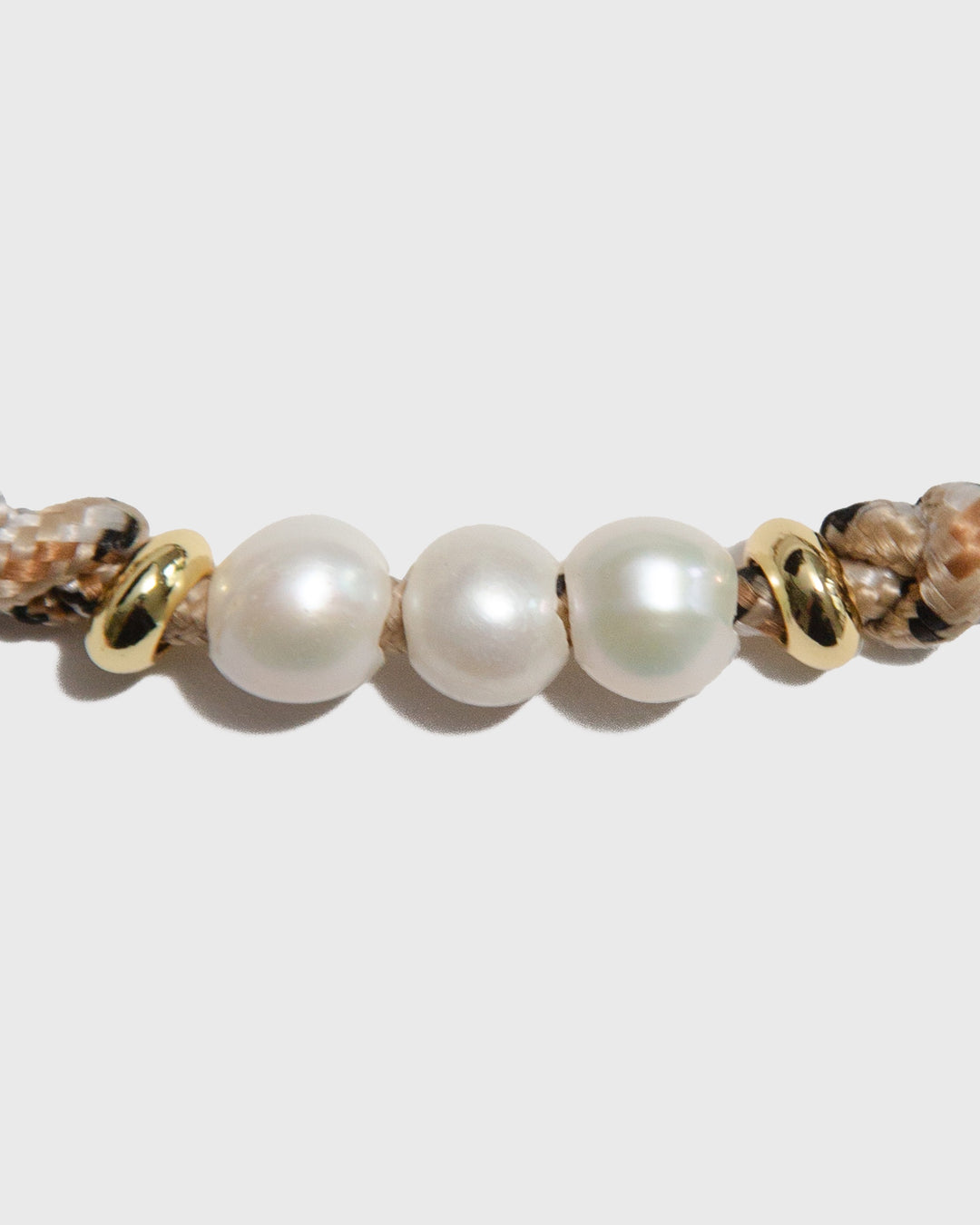 Tan Pearly Bracelet