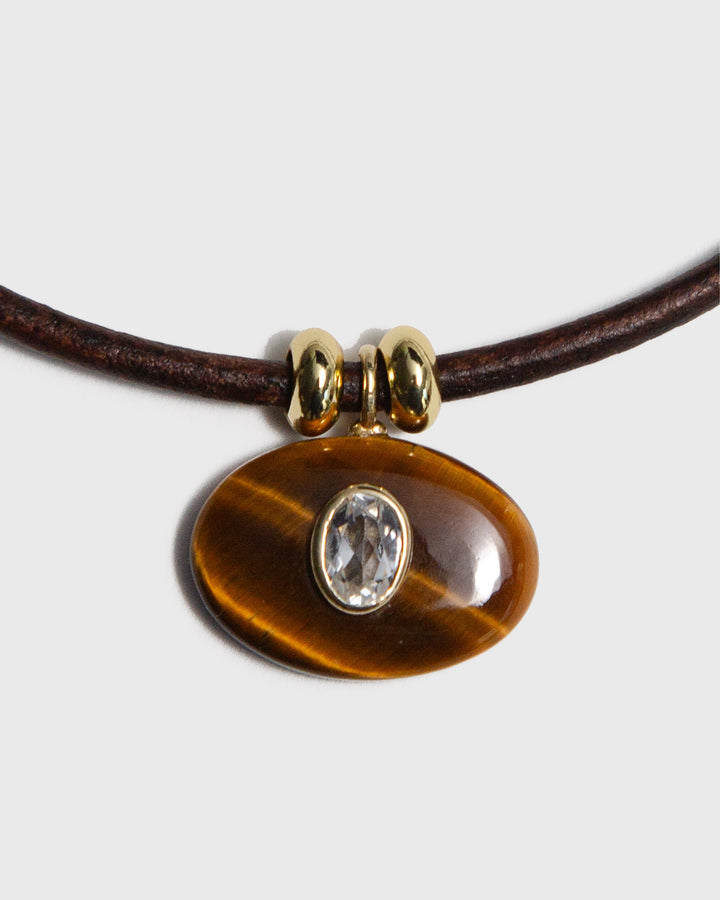 Tigers Eye Horizon Necklace