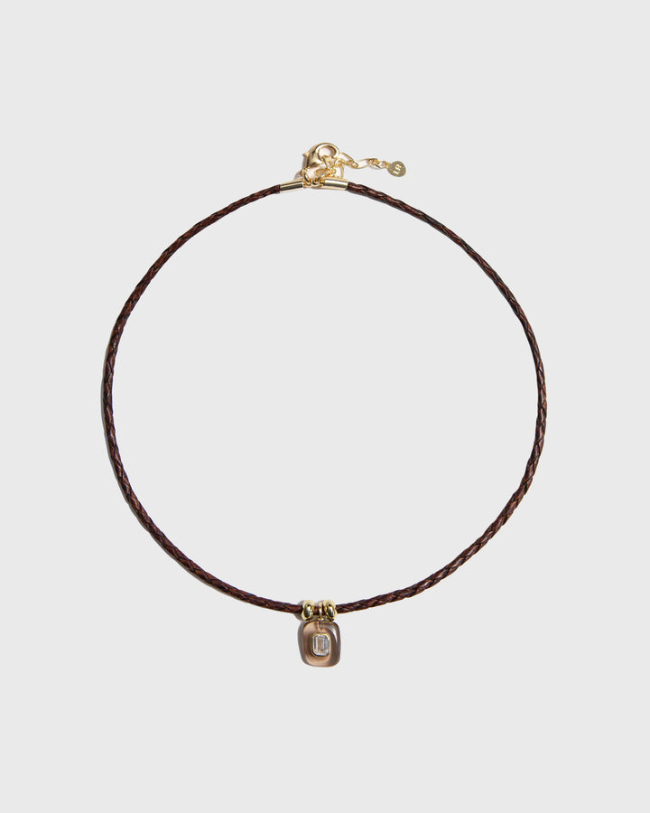 Smoky Topaz Mini Necklace