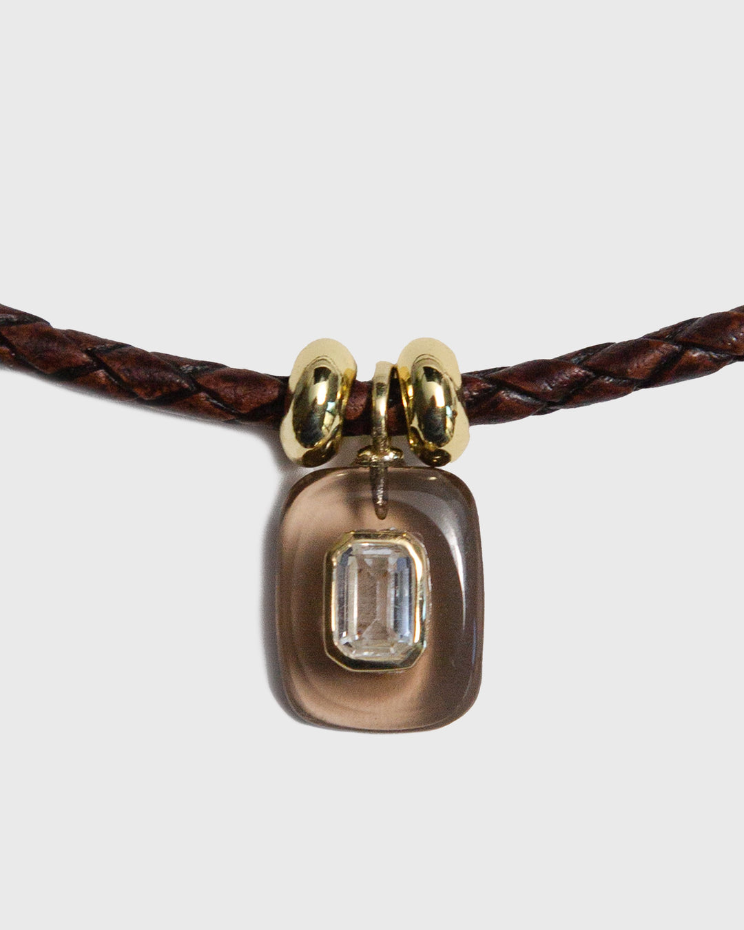 Smoky Topaz Mini Necklace